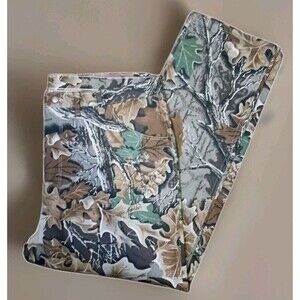 Vtg Wrangler Rugged Wear Advantage Camo Jeans Pants 44/32 Hunting Outdoors USA